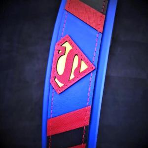 BESTIA Leder Halsband SUPERMAN (limitiert)